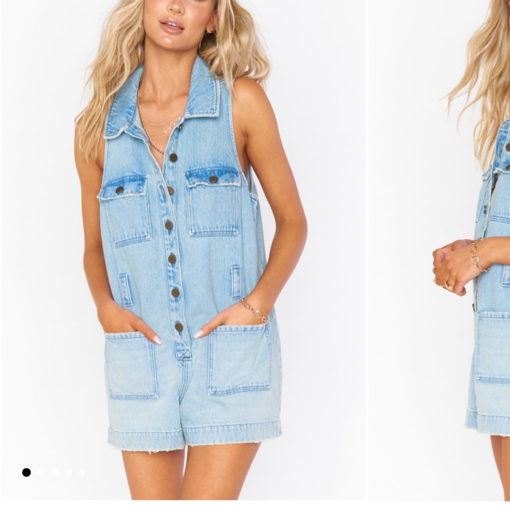 Show me your Mumu Denim Jumpsuit